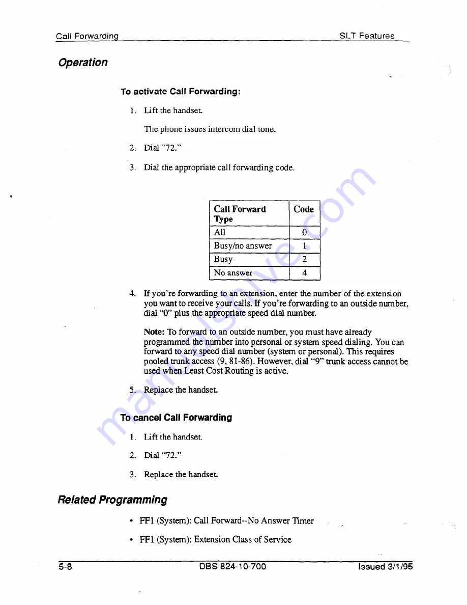 Panasonic DBS 824 Installation Manual Download Page 666