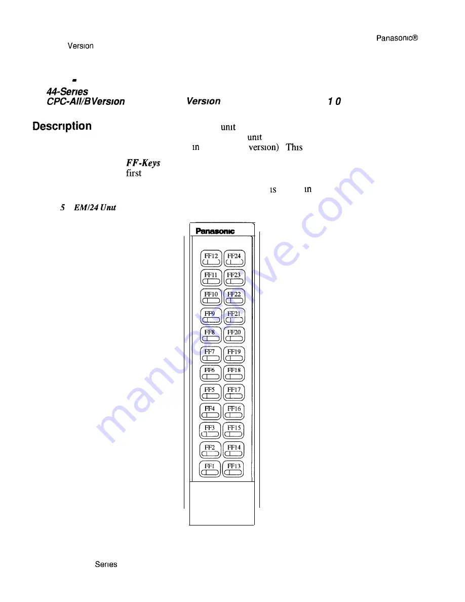 Panasonic DBS 824 Manual Download Page 23