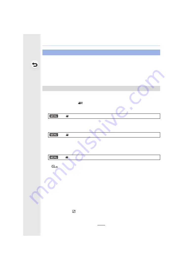 Panasonic DCGH5GNK Operating Instructions For Advanced Features Download Page 359