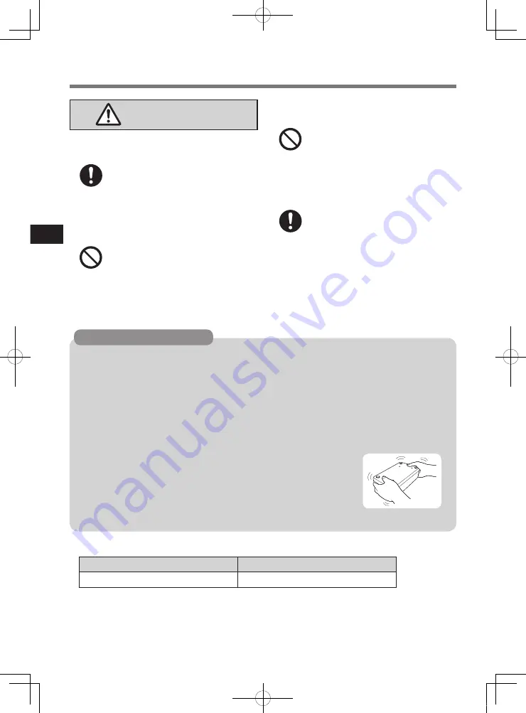 Panasonic DHQX1601ZA/T1 Operating Instructions Manual Download Page 20