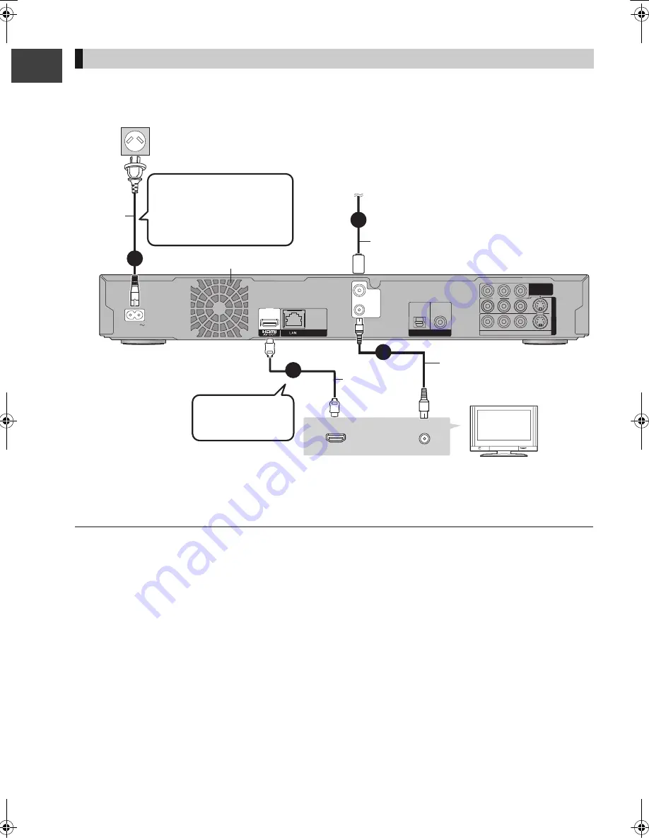 Panasonic Diga DMR-BW780 Operating Instructions Manual Download Page 12