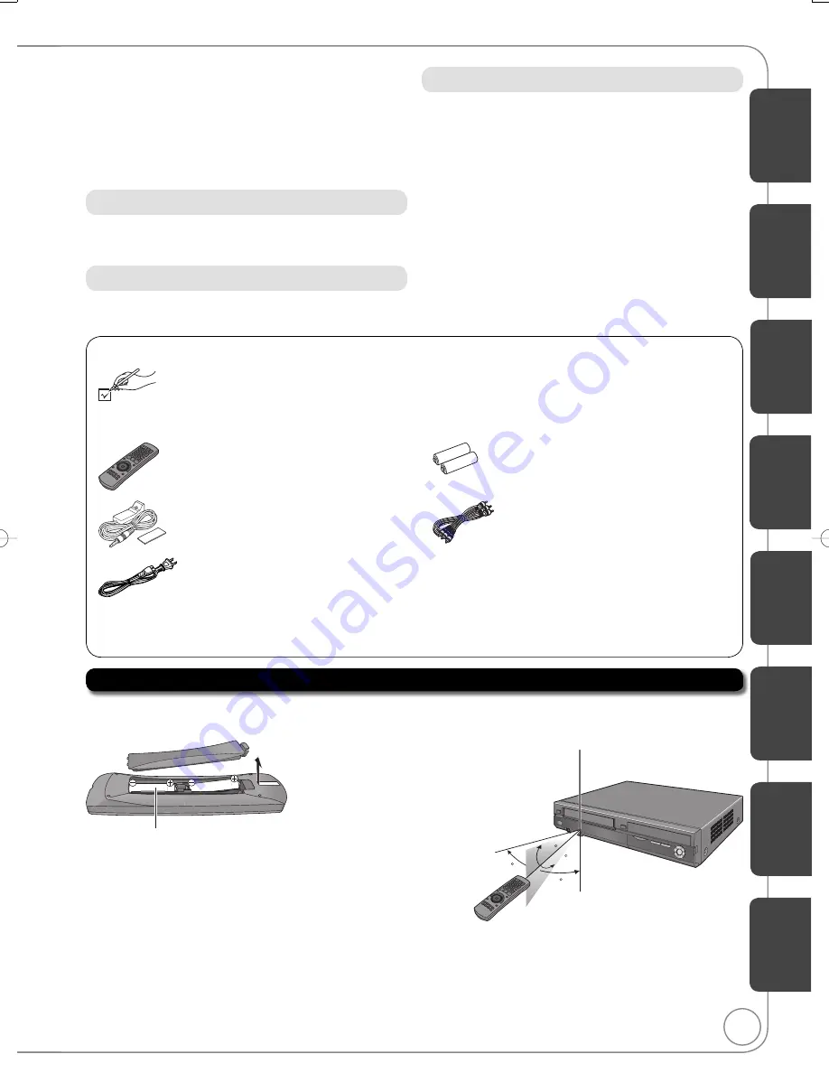 Panasonic Diga DMR-EA38 Operating Instructions Manual Download Page 5