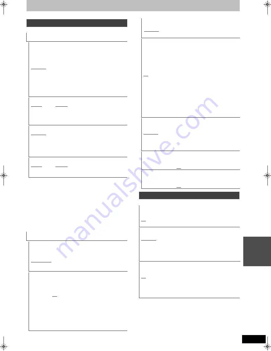 Panasonic Diga DMR-EX79 Operating Instructions Manual Download Page 65