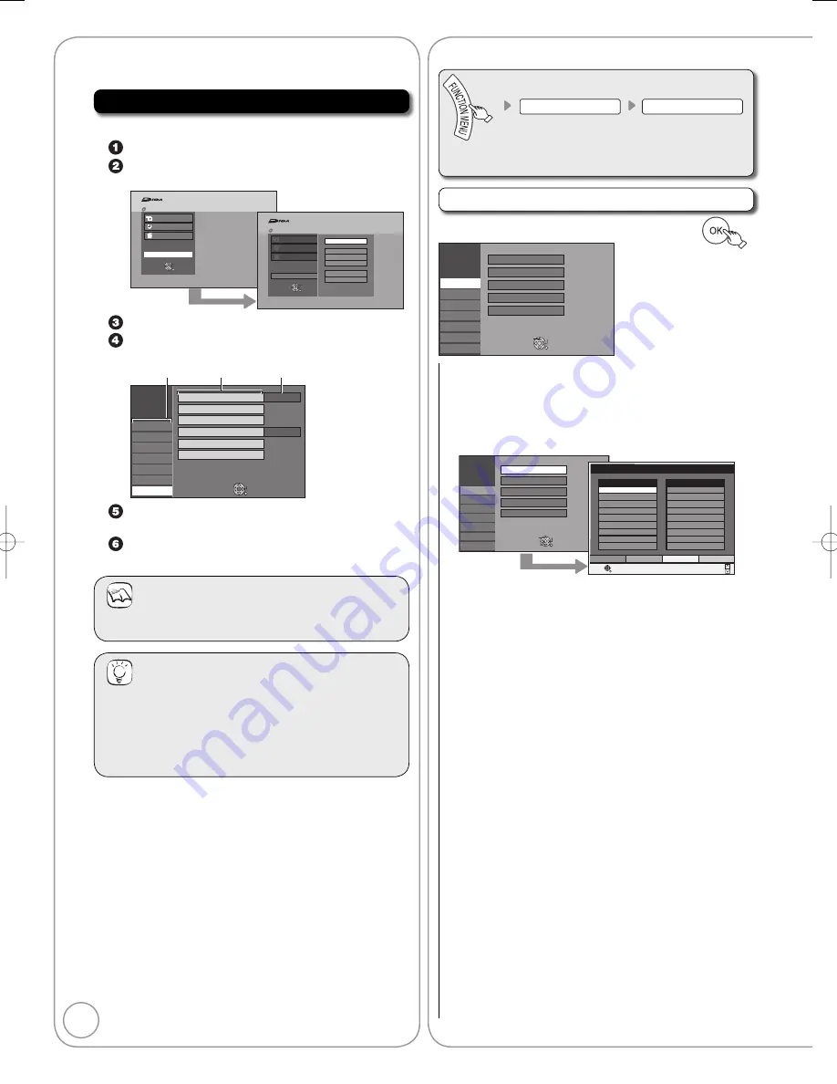 Panasonic Diga DMR-EZ28EB Operating Instructions Manual Download Page 50