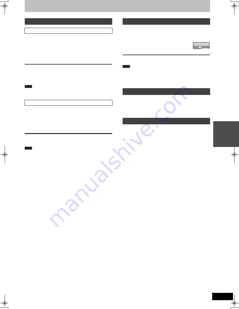 Panasonic Diga DMR-EZ49V Operating Instructions Manual Download Page 37