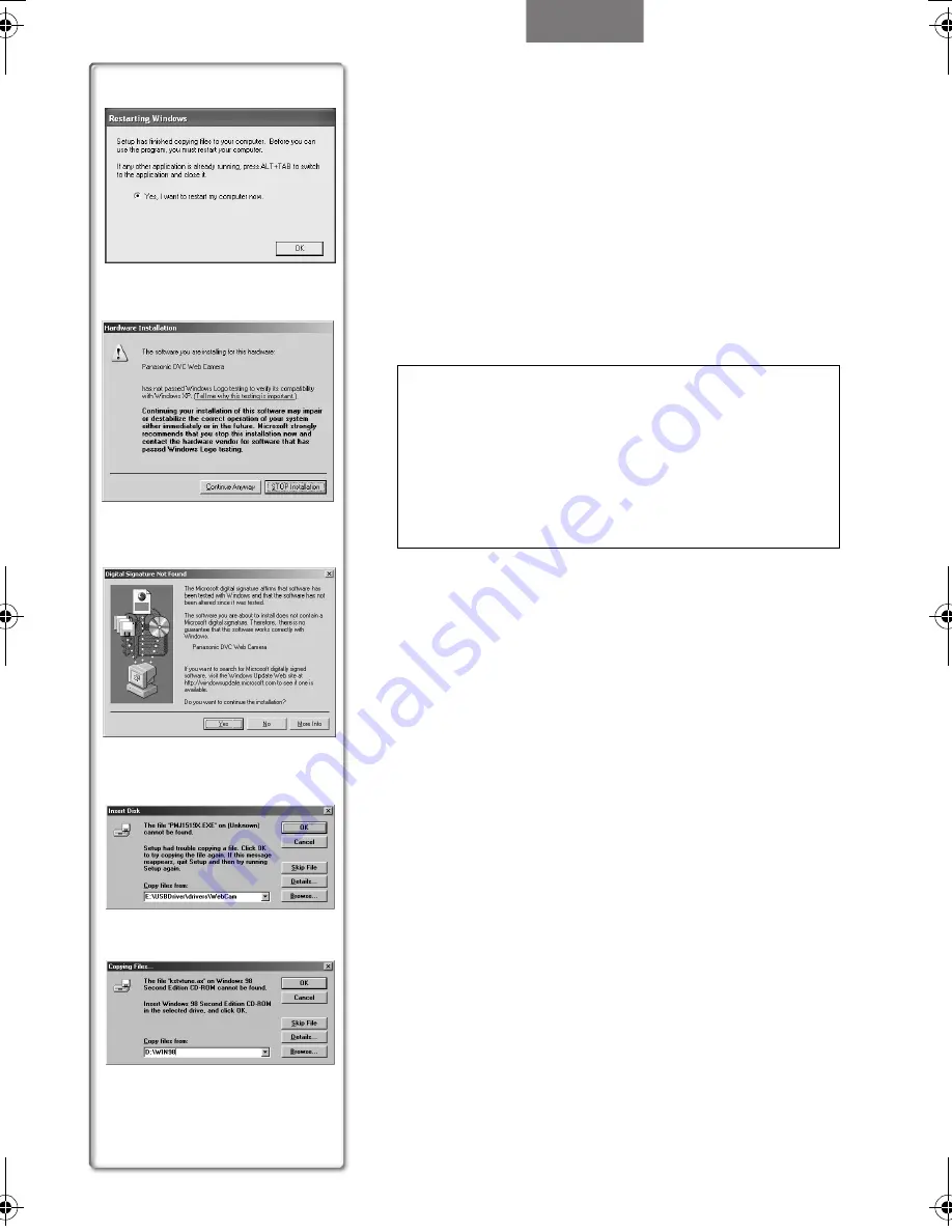 Panasonic Digital Palmcoder Multicam PV-GS50 Operating Instructions Manual Download Page 69