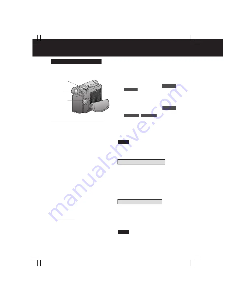 Panasonic Digital Palmcorder MultiCam PV-DV203-K Operating Instructions Manual Download Page 44