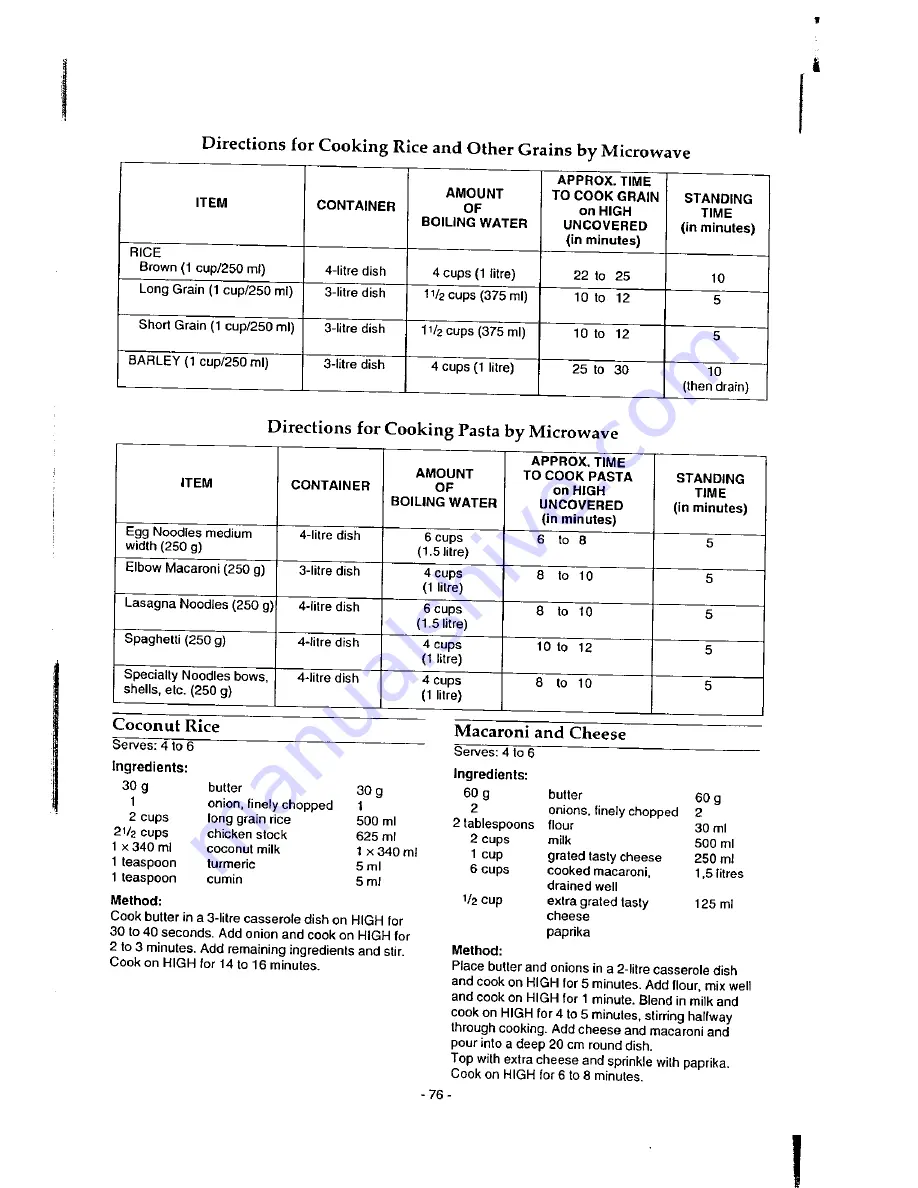 Panasonic Dimension 4 NN-9853 Operation Manual Download Page 80