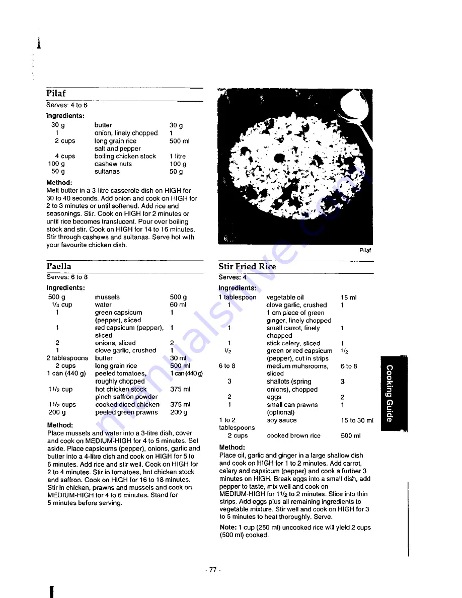 Panasonic Dimension 4 NN-9853 Operation Manual Download Page 81