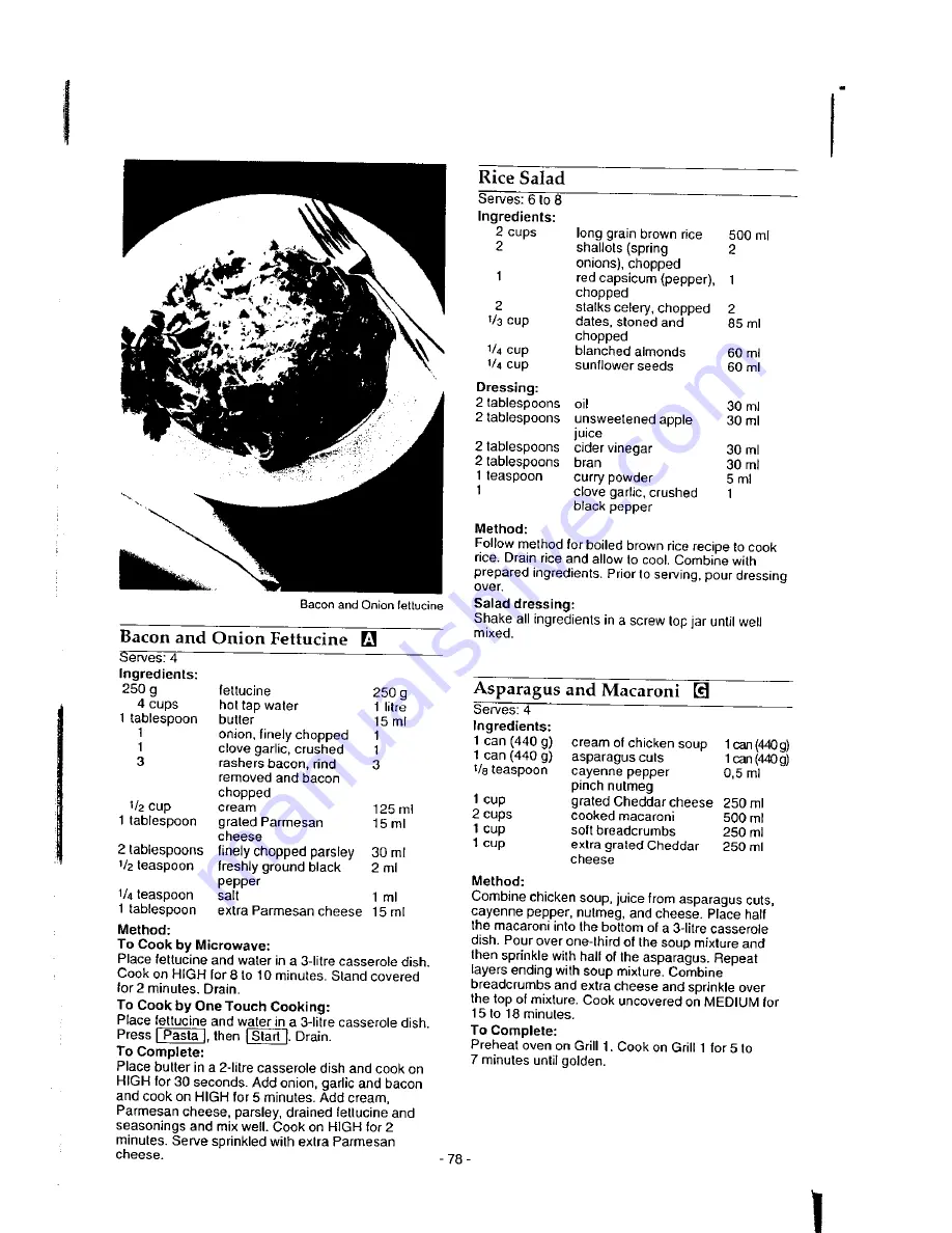 Panasonic Dimension 4 NN-9853 Operation Manual Download Page 82