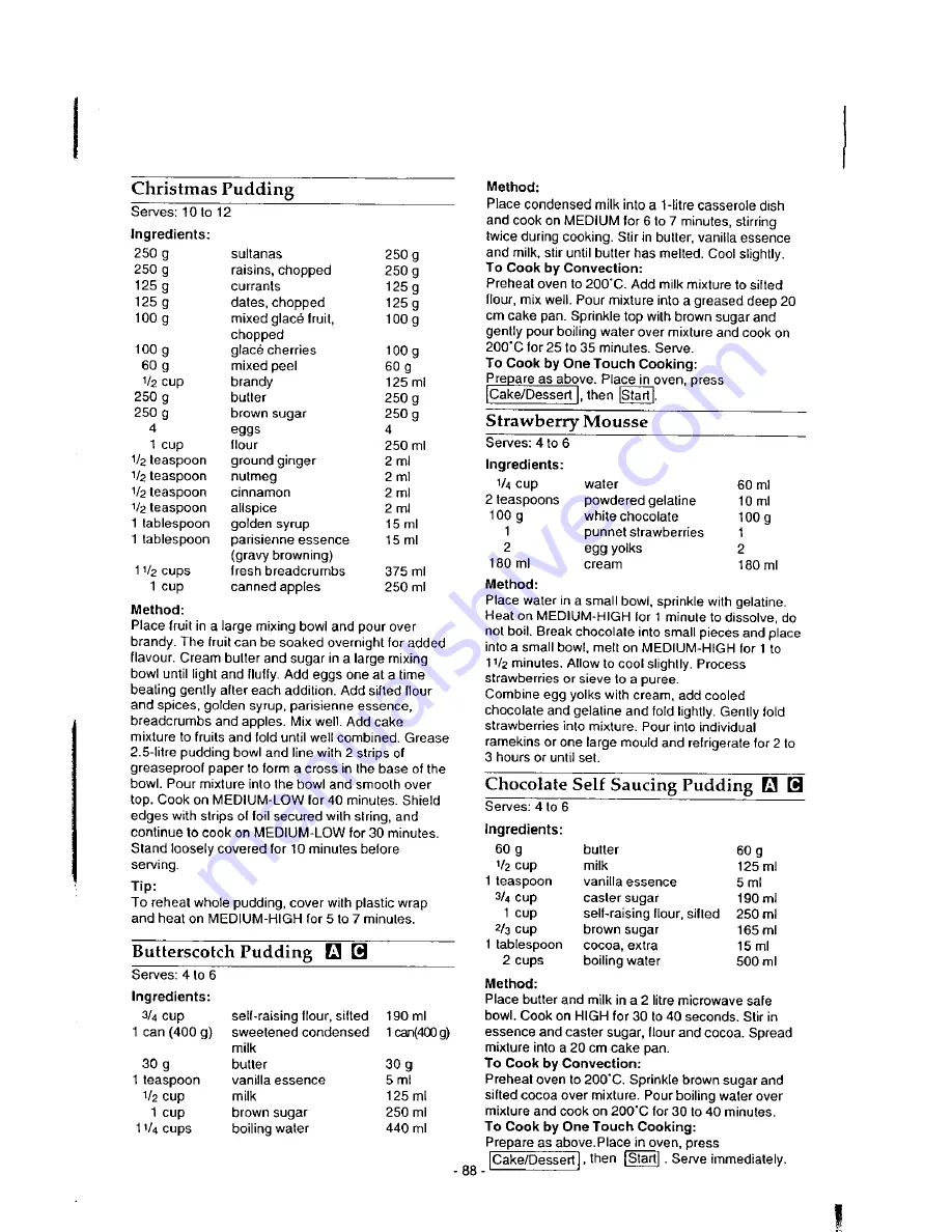 Panasonic Dimension 4 NN-9853 Operation Manual Download Page 92