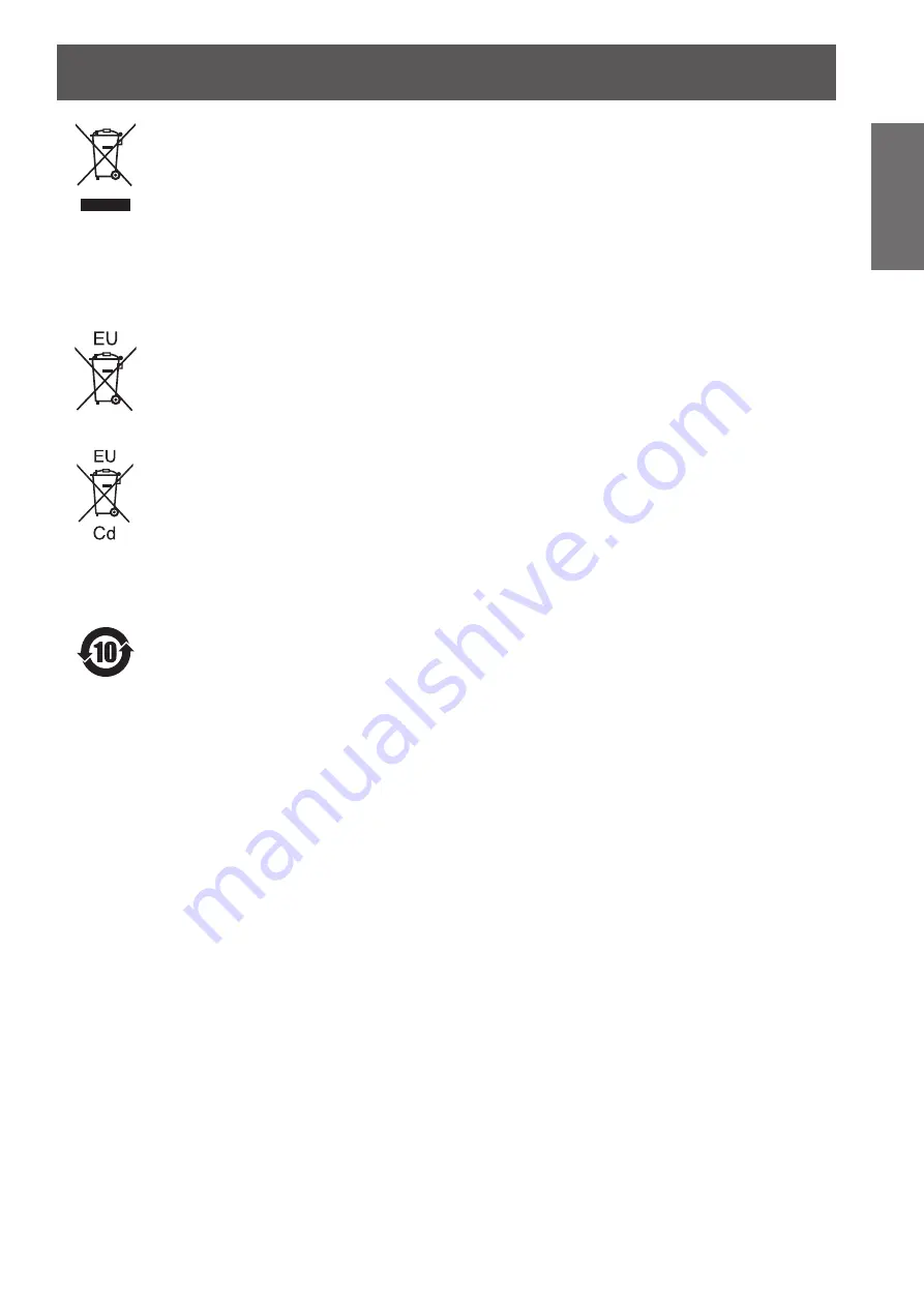 Panasonic DLP PT-DW530E Operating Instructions Manual Download Page 3