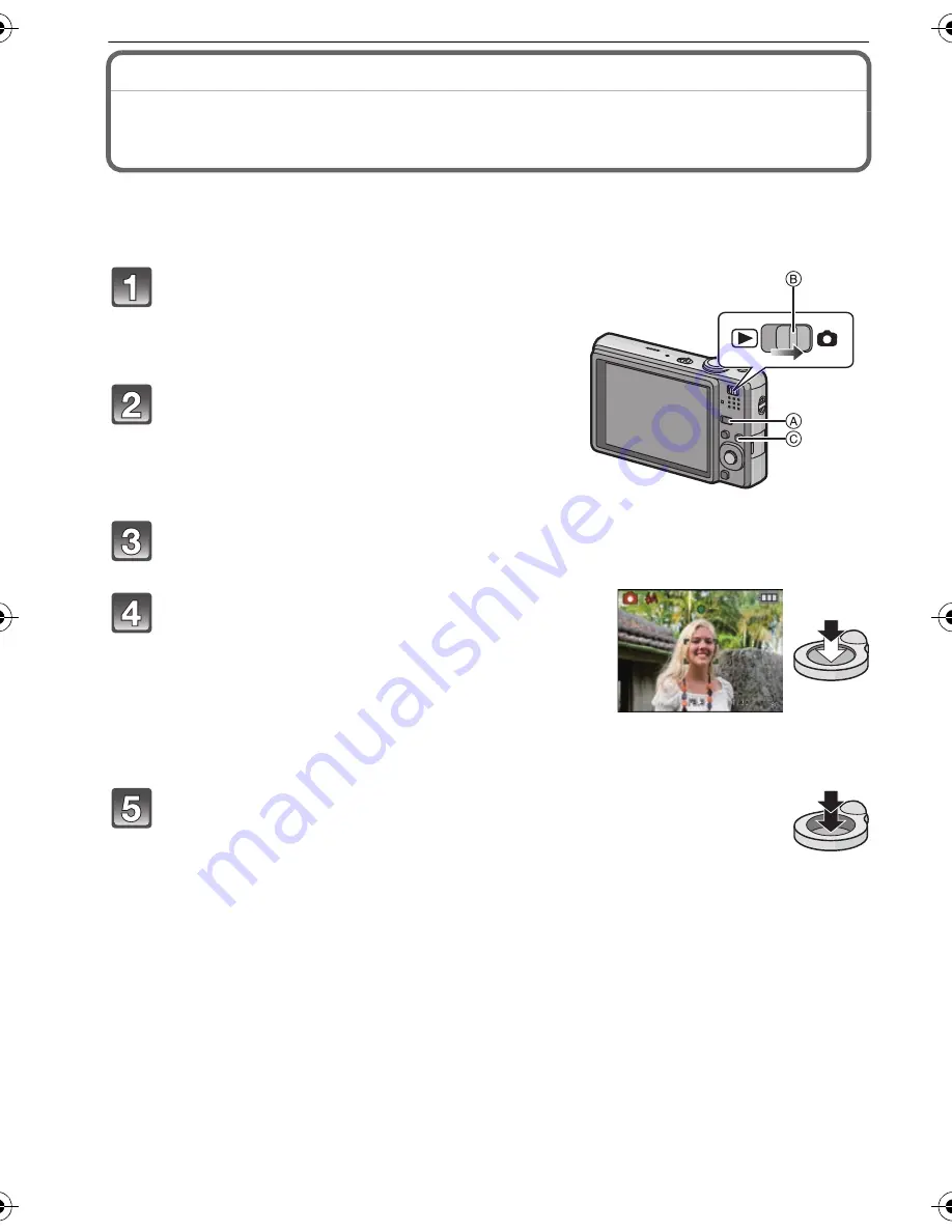 Panasonic DMC FS25S - Lumix Digital Camera Operating Instructions Manual Download Page 30