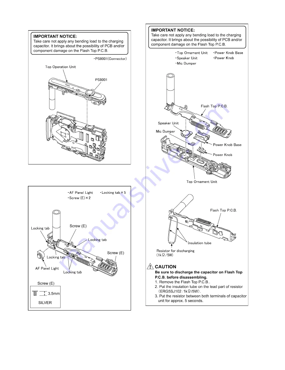 Panasonic DMC-FS4EB Service Manual Download Page 24