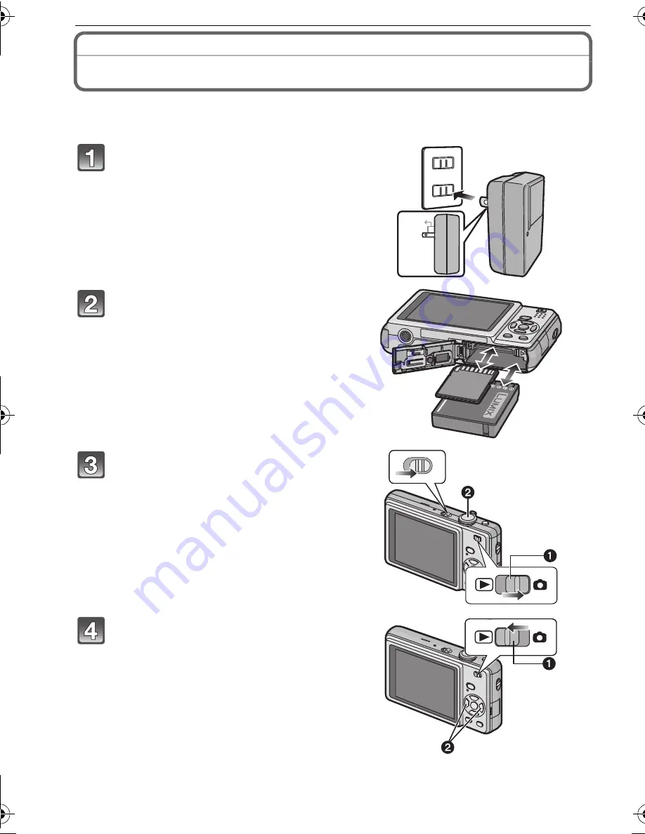 Panasonic DMC FS7A - Lumix Digital Camera Operating Instructions Manual Download Page 8