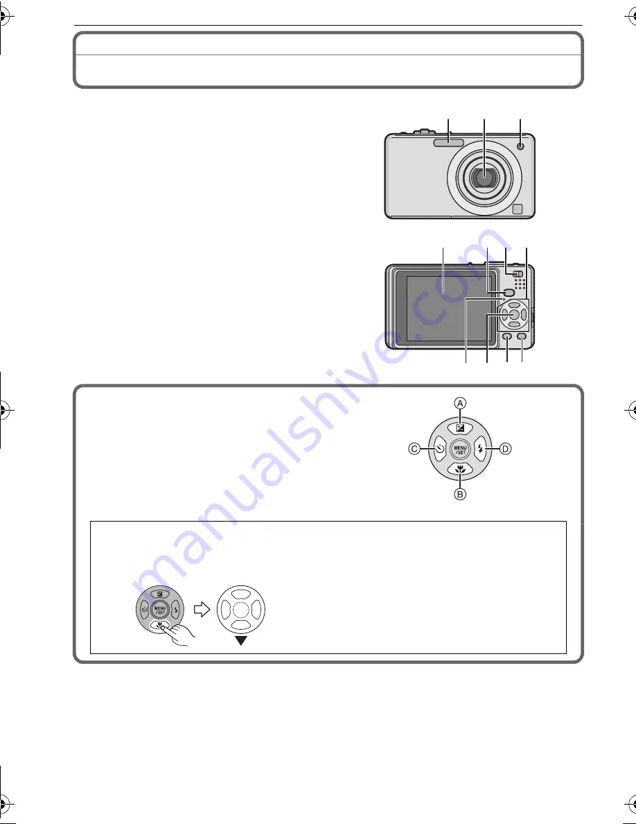 Panasonic DMC FS7A - Lumix Digital Camera Operating Instructions Manual Download Page 10