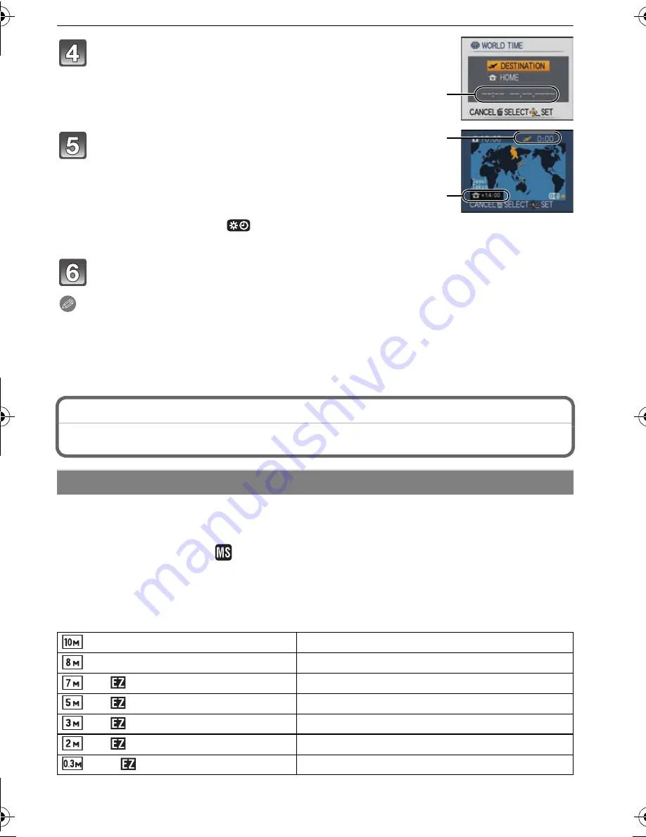 Panasonic DMC FS7A - Lumix Digital Camera Operating Instructions Manual Download Page 59