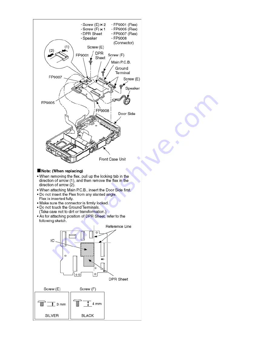 Panasonic DMC-FT25EB Service Manual Download Page 39