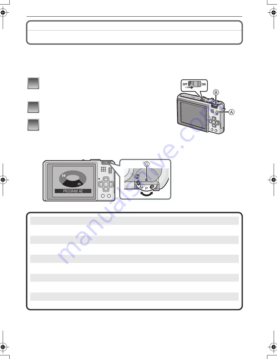 Panasonic DMC FX150K - Lumix Digital Camera Скачать руководство пользователя страница 25