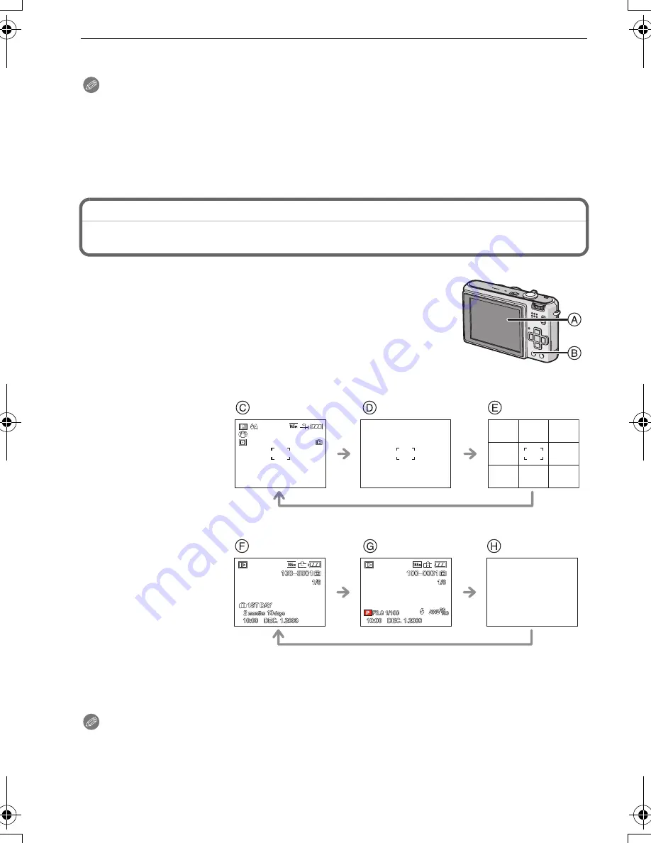 Panasonic DMC FX150K - Lumix Digital Camera Operating Instructions Manual Download Page 36