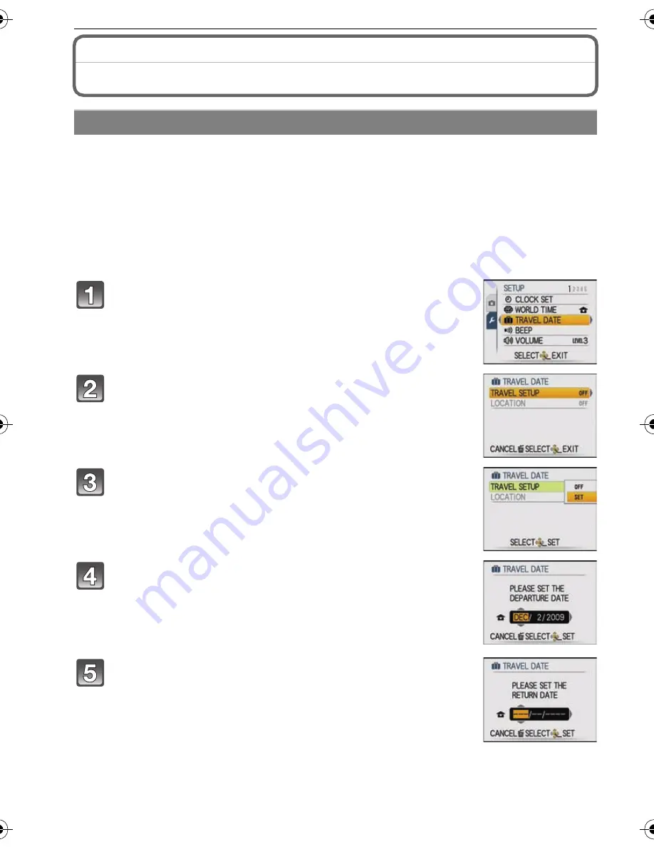 Panasonic DMC-FX48K - Lumix Digital Camera Operating Instructions Manual Download Page 64