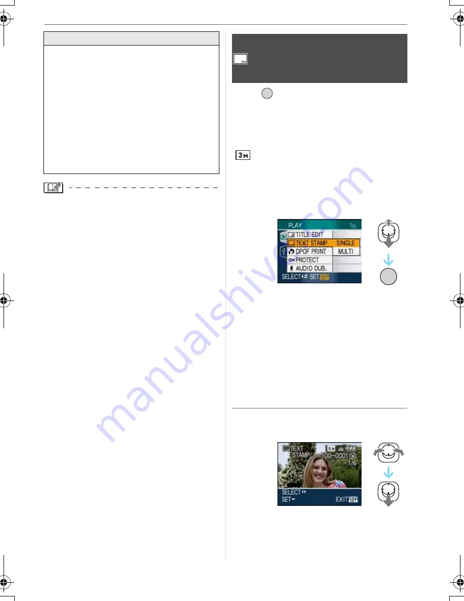 Panasonic DMC FX55S - Lumix Digital Camera Operating Instructions Manual Download Page 81