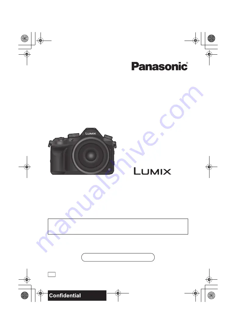 Panasonic DMC-FZ2000 Basic Operating Instructions Manual Download Page 1