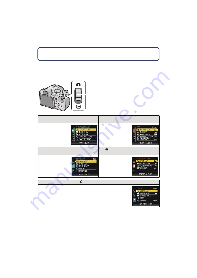 Panasonic dmc fz3 - Lumix Digital Camera Operating Instructions Manual Download Page 26