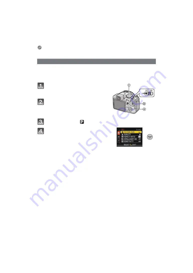 Panasonic dmc fz3 - Lumix Digital Camera Operating Instructions Manual Download Page 27