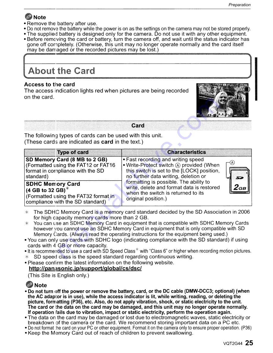 Panasonic DMC-GF1C-K - Lumix Digital Camera Operating Instructions Manual Download Page 25