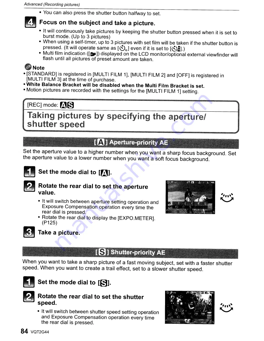 Panasonic DMC-GF1C-K - Lumix Digital Camera Operating Instructions Manual Download Page 84