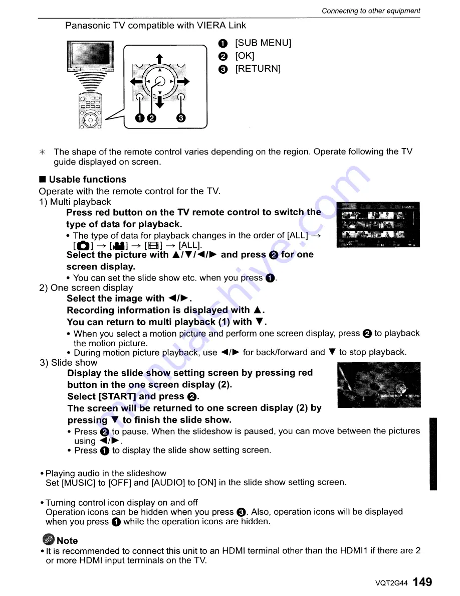 Panasonic DMC-GF1C-K - Lumix Digital Camera Operating Instructions Manual Download Page 149