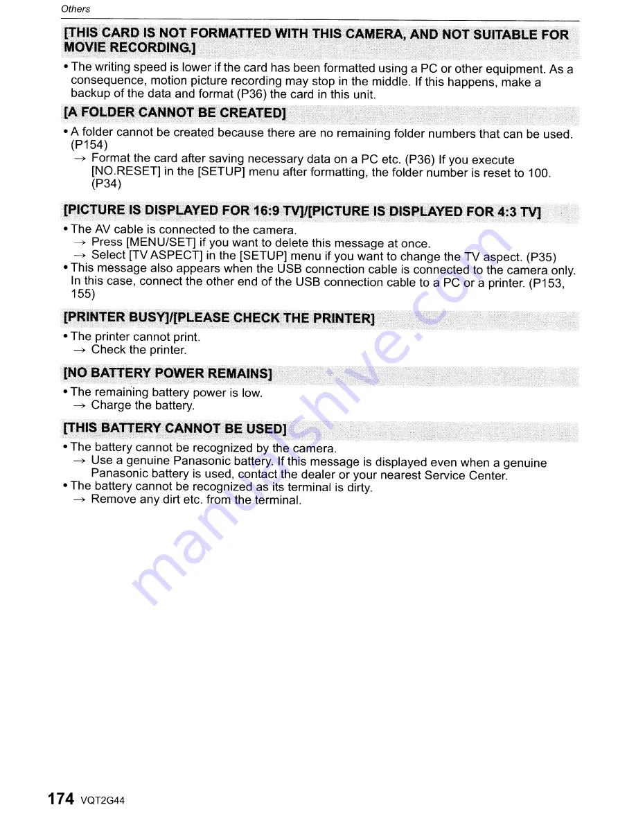 Panasonic DMC-GF1C-K - Lumix Digital Camera Operating Instructions Manual Download Page 174