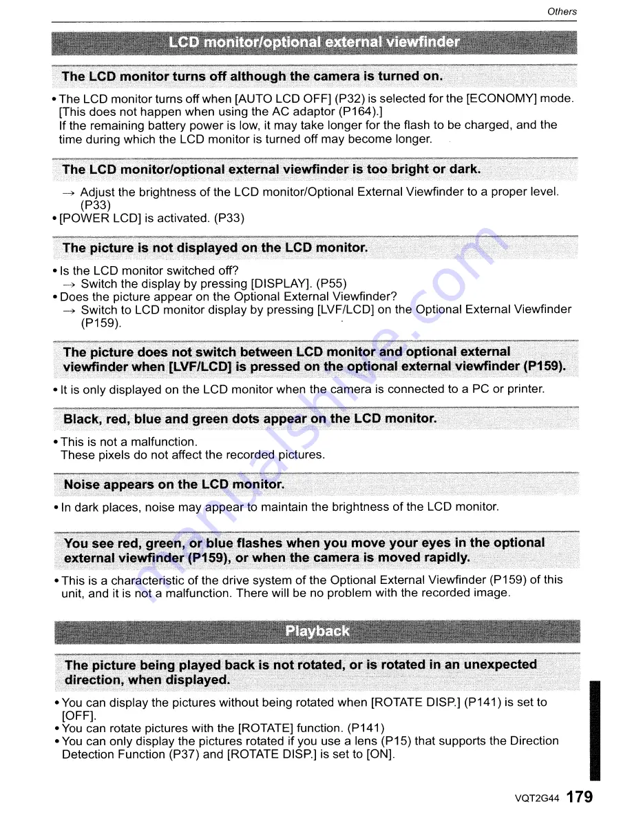 Panasonic DMC-GF1C-K - Lumix Digital Camera Operating Instructions Manual Download Page 179