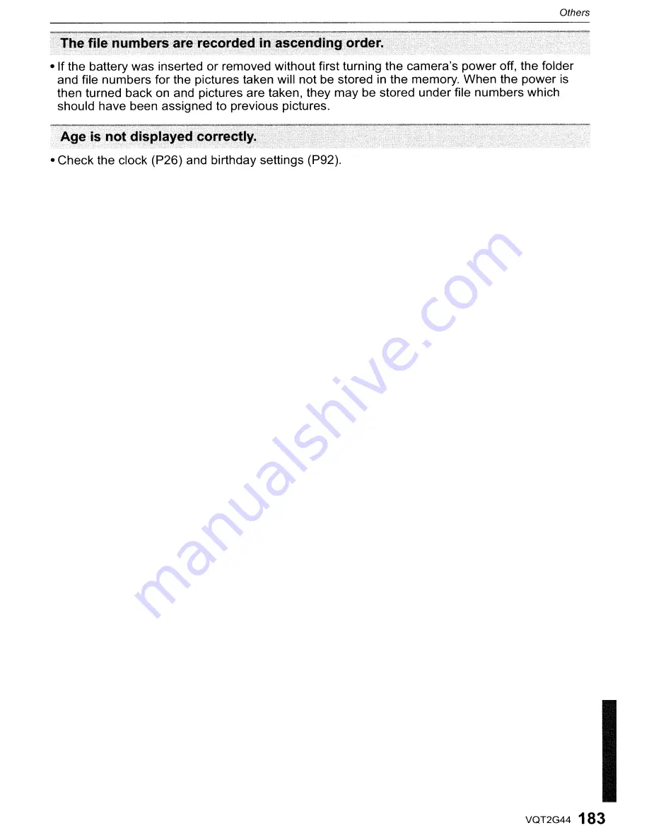 Panasonic DMC-GF1C-K - Lumix Digital Camera Operating Instructions Manual Download Page 183