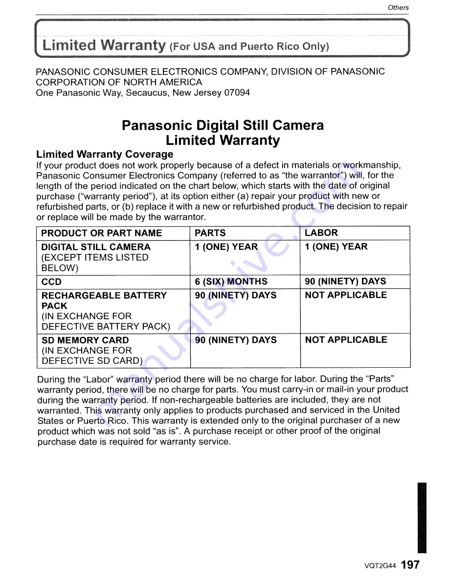 Panasonic DMC-GF1C-K - Lumix Digital Camera Operating Instructions Manual Download Page 197