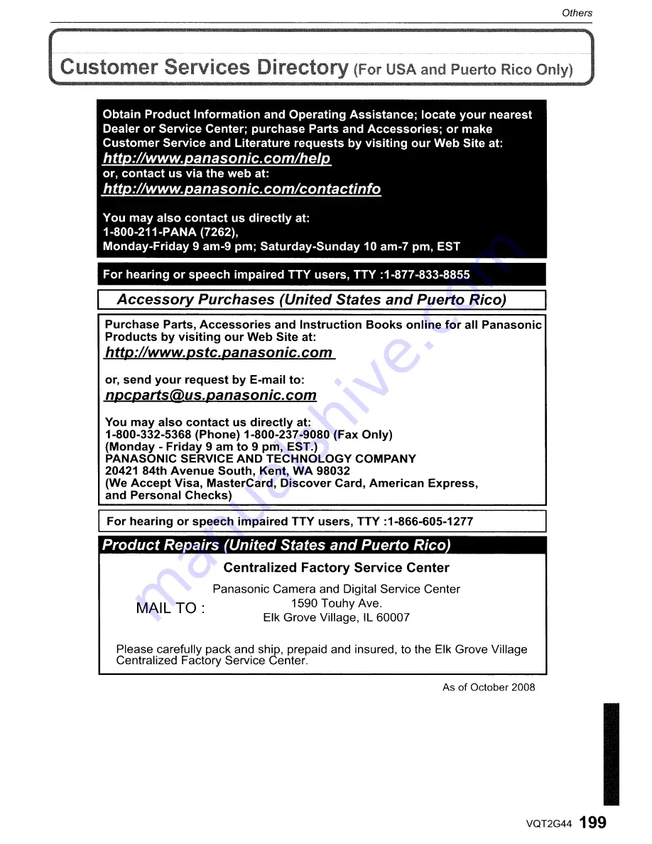 Panasonic DMC-GF1C-K - Lumix Digital Camera Operating Instructions Manual Download Page 199