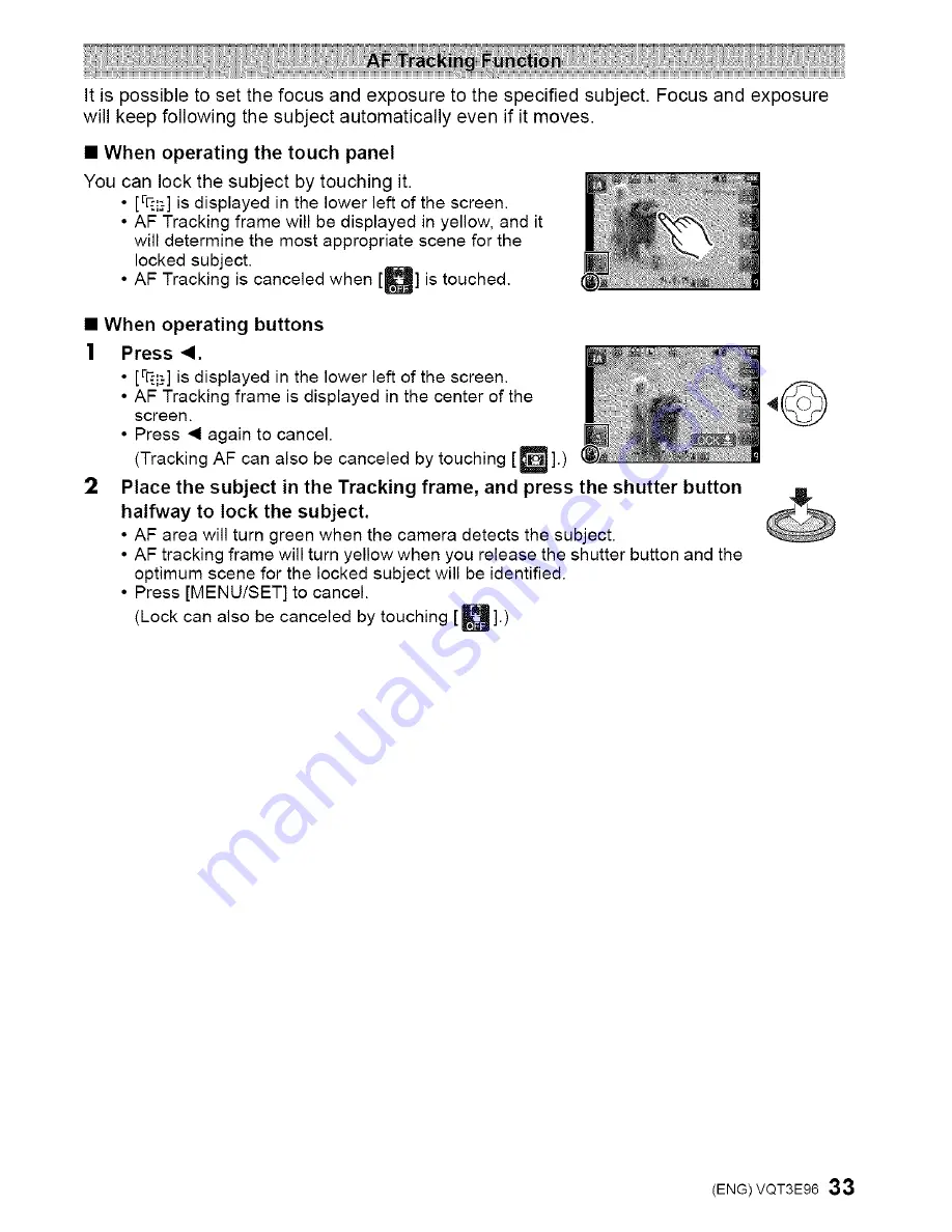 Panasonic DMC-GF2CK Operating Instructions Manual Download Page 33