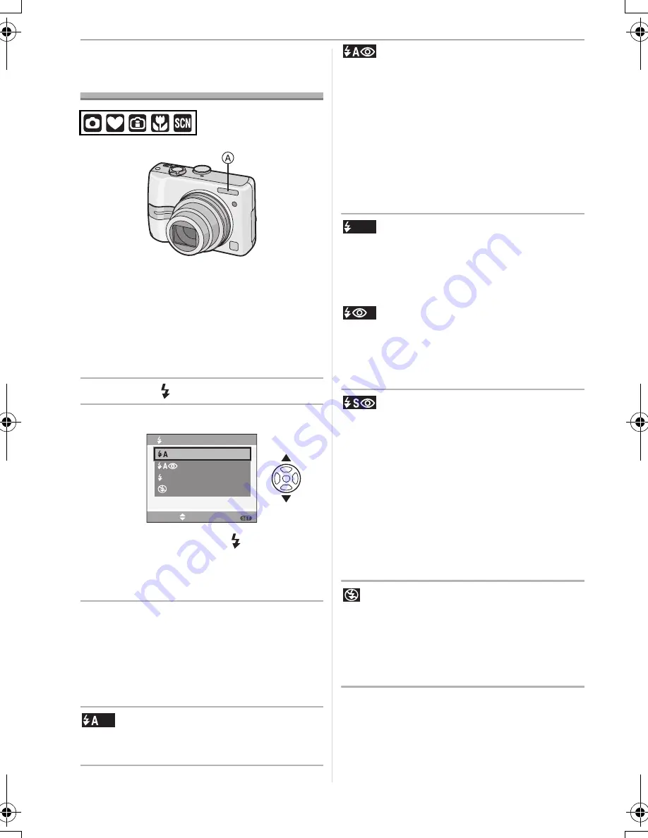 Panasonic DMC LZ6 - Lumix Digital Camera Operating Instructions Manual Download Page 38