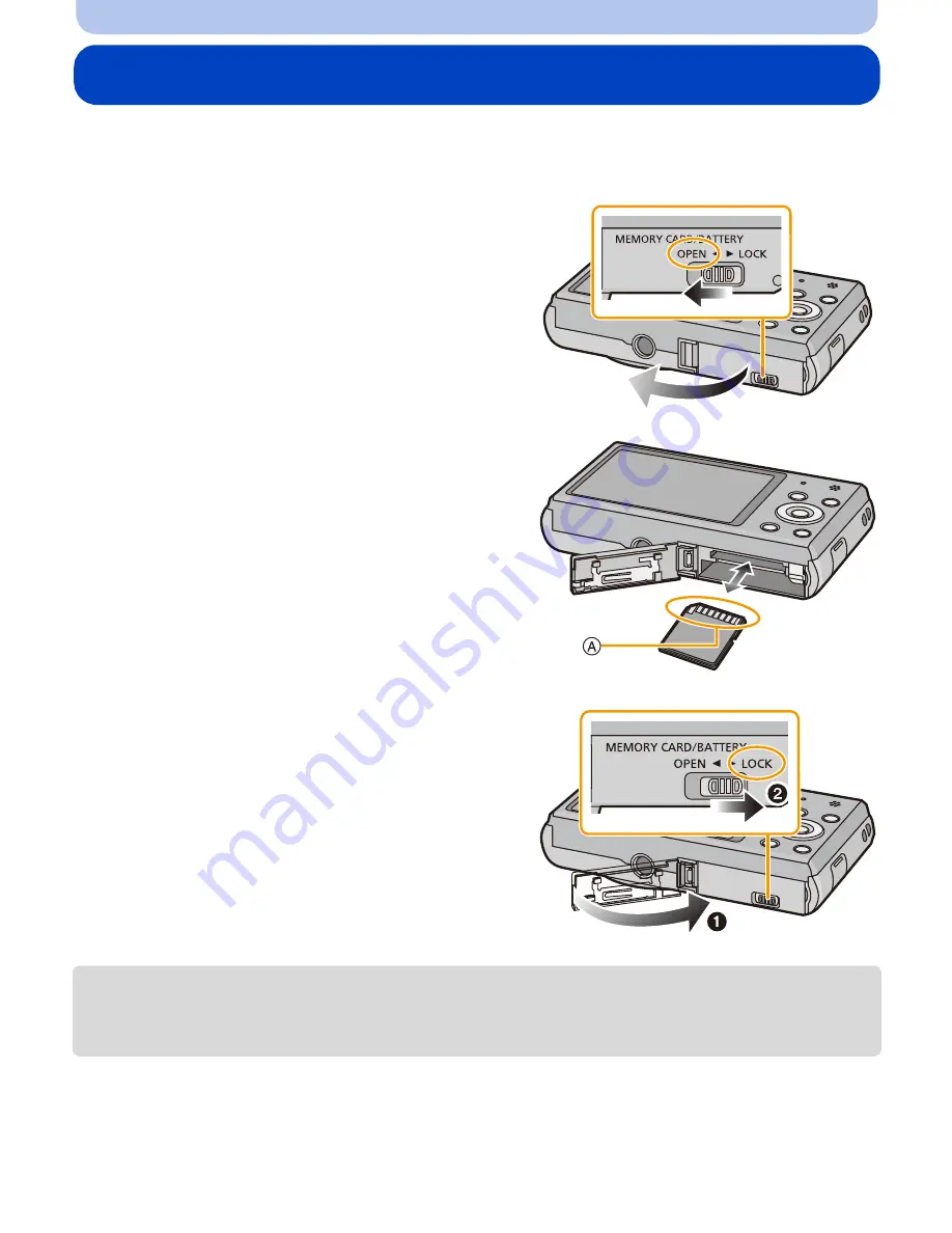 Panasonic DMC-SZ3V Owner'S Manual Download Page 16