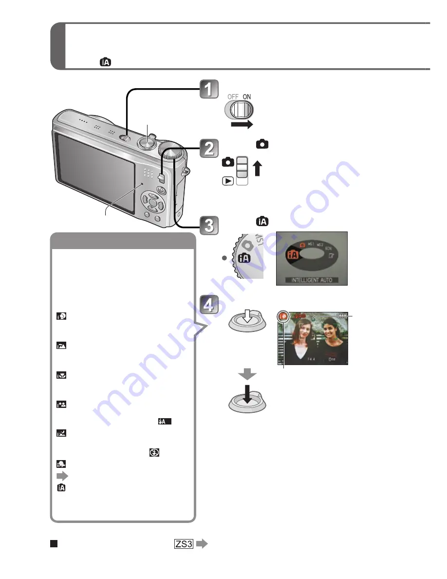 Panasonic DMC-ZS3 - Lumix 10MP Digital Camera Скачать руководство пользователя страница 32