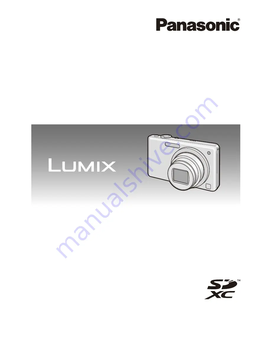 Panasonic DMCFH22 - DIGITAL STILL CAMERA Operating Instructions For Advanced Features Download Page 1