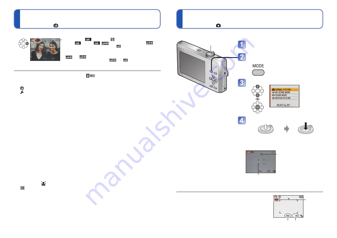 Panasonic DMCFP1 - DIGITAL STILL CAMERA Скачать руководство пользователя страница 14