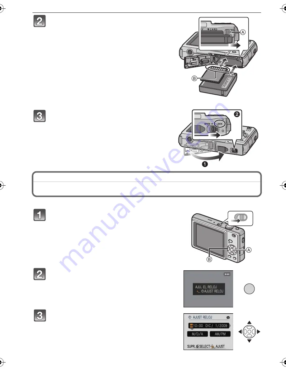 Panasonic DMCFS15S - Lumix Digital Camera (Spanish) Instrucciones De Funcionamiento Download Page 12