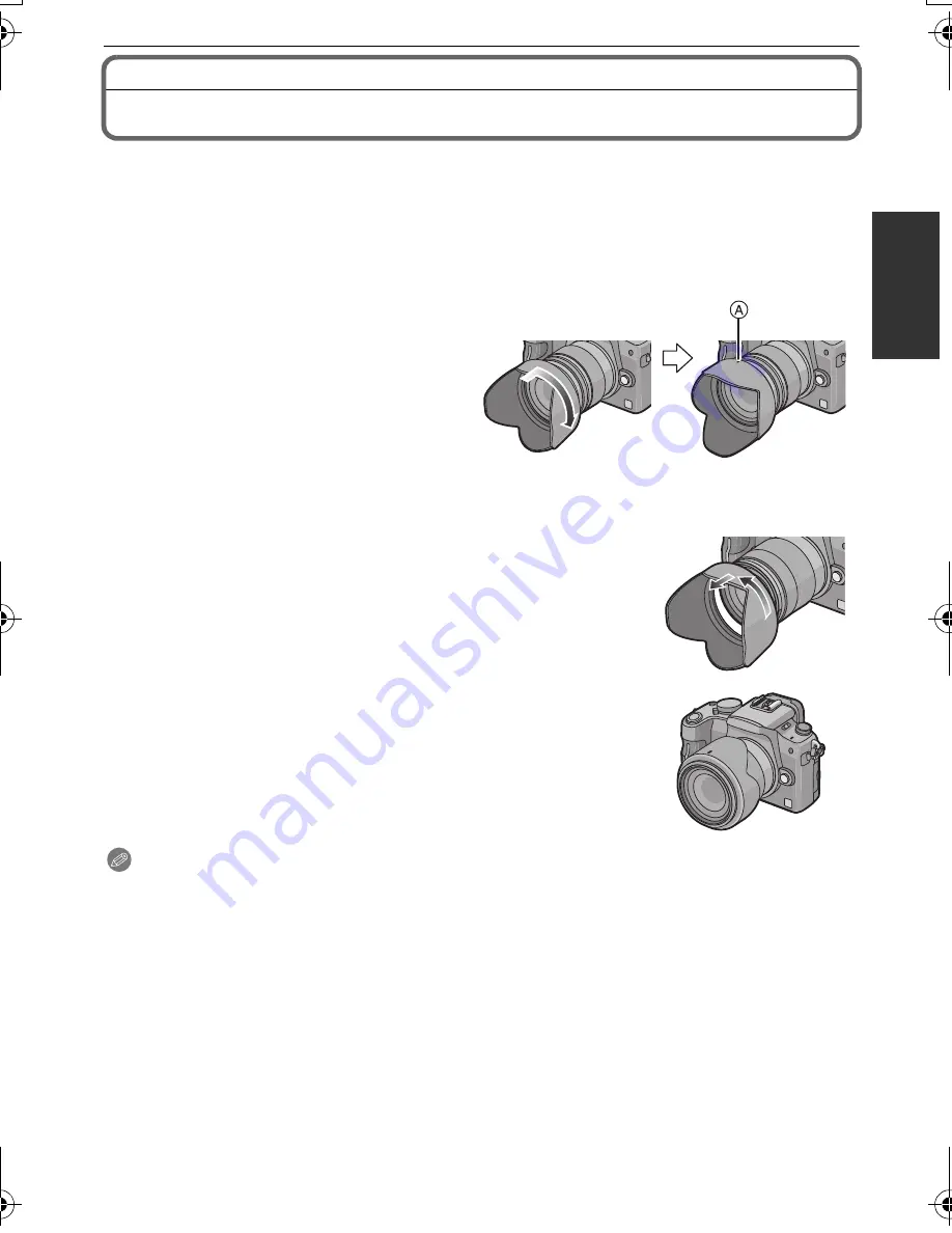 Panasonic DMCG10K - DIGITAL CAMERA/LENS KIT Operating Instructions Manual Download Page 19