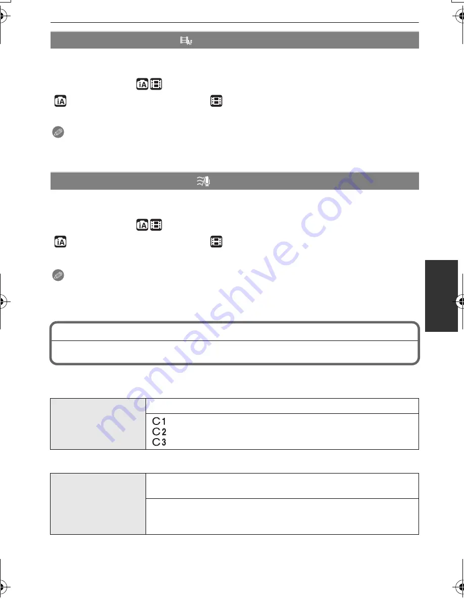 Panasonic DMCG10K - DIGITAL CAMERA/LENS KIT Operating Instructions Manual Download Page 123