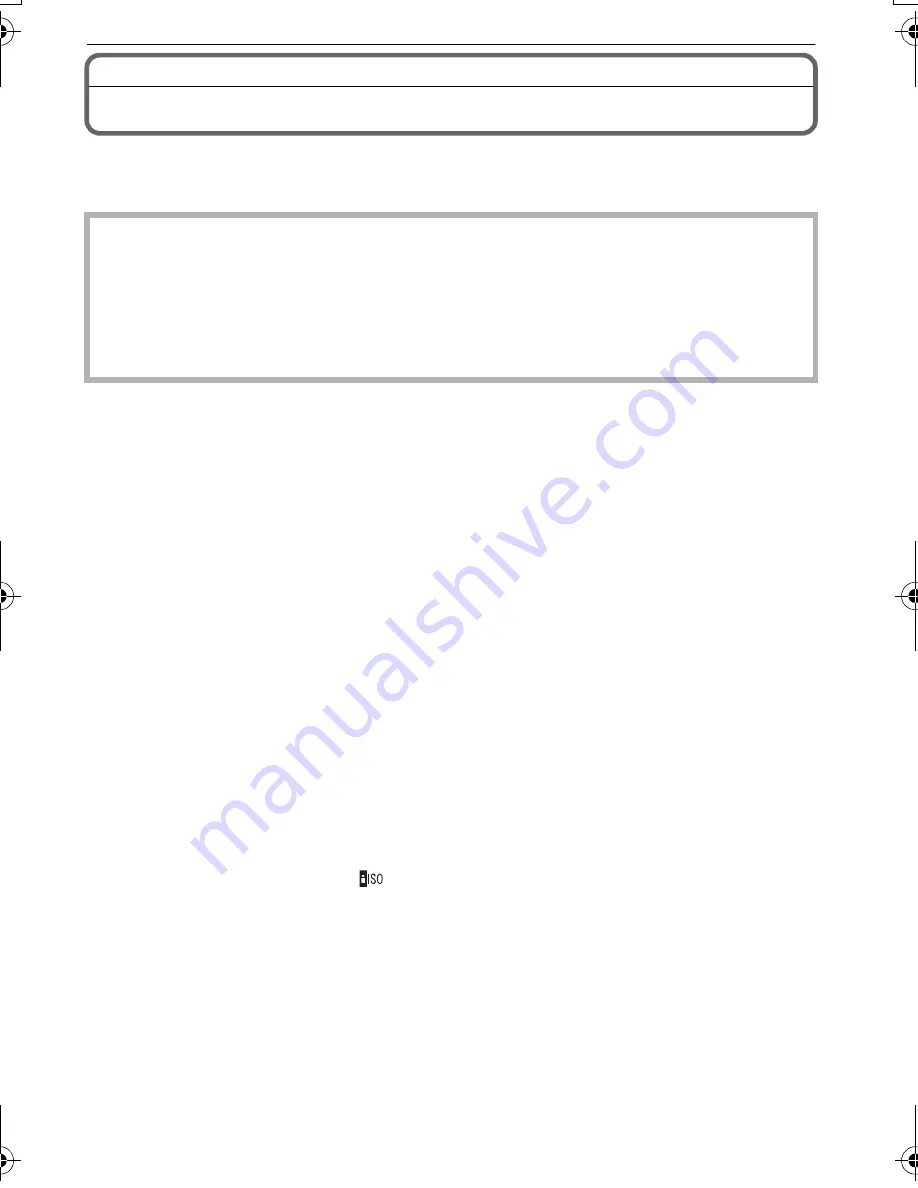 Panasonic DMCG10K - DIGITAL CAMERA/LENS KIT Operating Instructions Manual Download Page 186