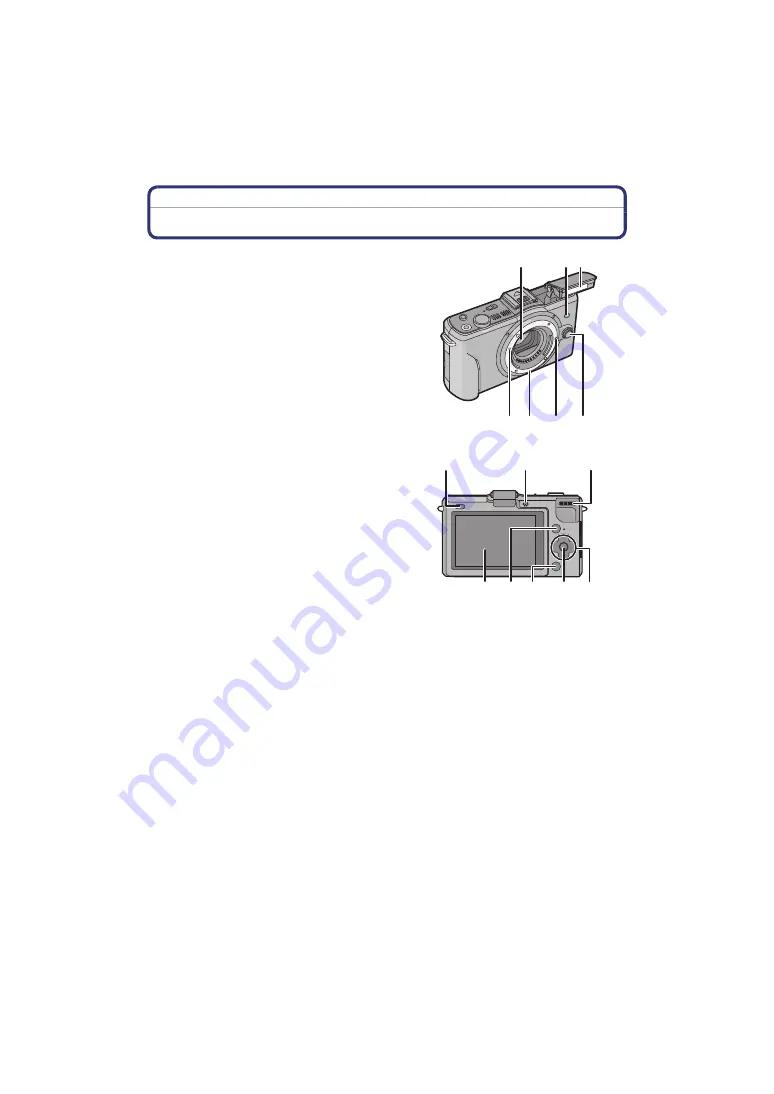 Panasonic DMCGF2 - DIGITAL CAMERA-ADV FEATURES (Spanish) Instrucciones De Funcionamiento Download Page 6