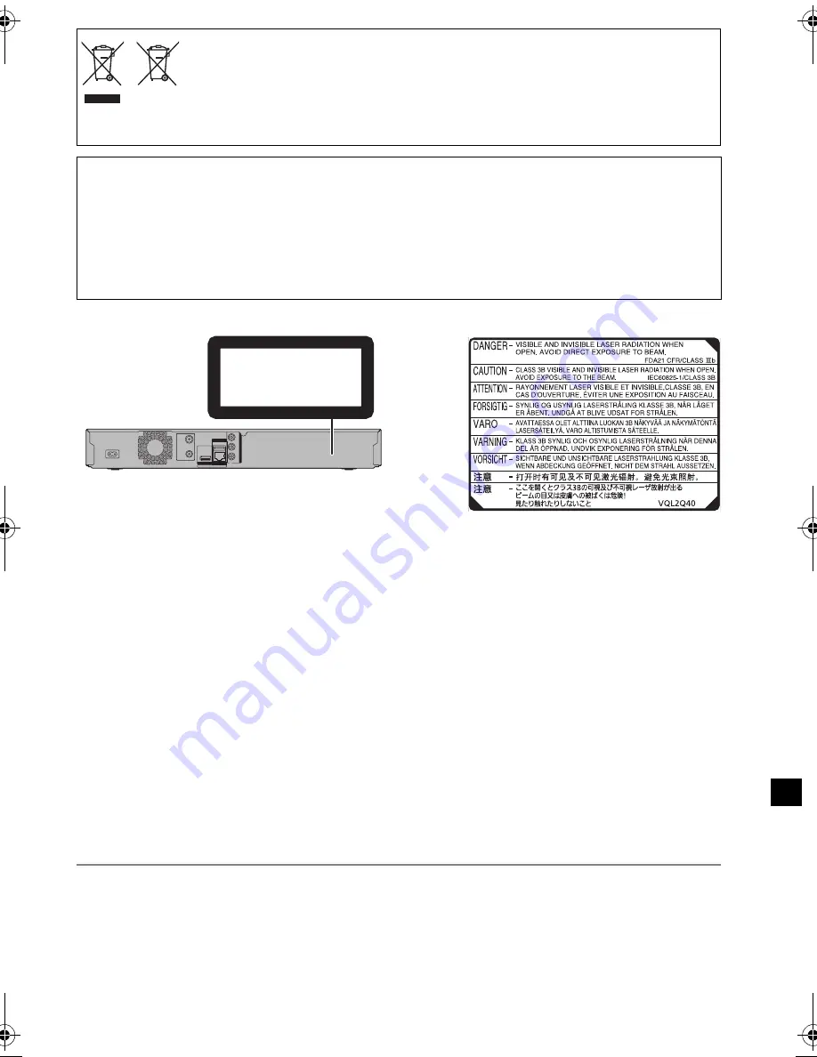 Panasonic DMR-BWT450 Operating Instructions Manual Download Page 104