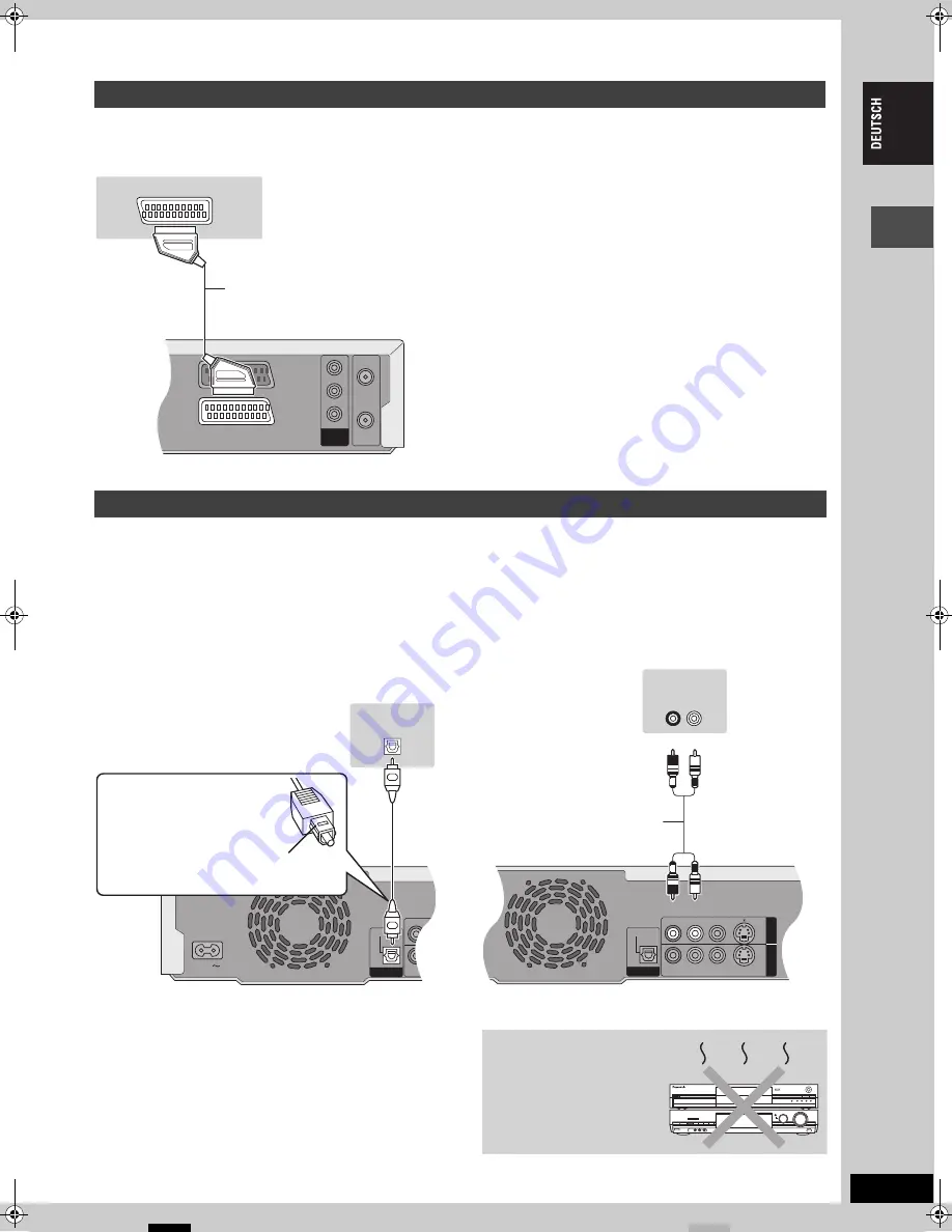 Panasonic DMR-E53 Diga (German) Bedienungsanleitung Download Page 9